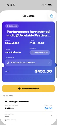 Gig Details